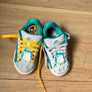 Puma Squishmallow Winston Kids' Teal and White Sneakers Size 12C (Little Kid)